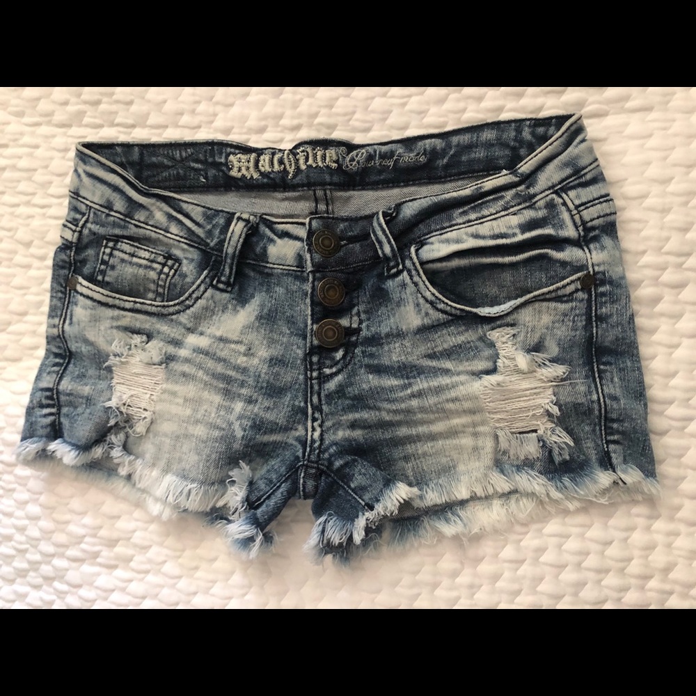 🔹Machine Acid Wash Shorts🔹 - Picture 2 of 16
